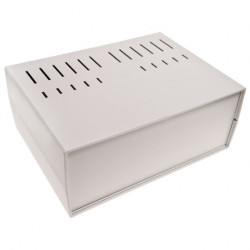 Obudowa plastikowa Kradex Z39J W wentylowana - 296x218x119mm jasna