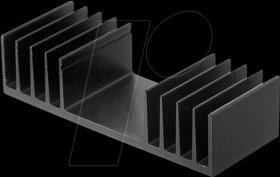 SK 04/100/SA Heat sink, 100 mm, aluminum, 1.7 K/W.