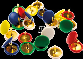 K-26109 Thumbtacks, 120 pieces, assorted colours