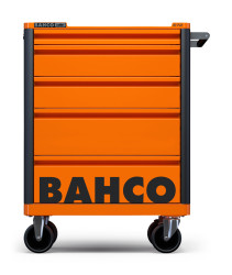 Wózek na narzędzia, na kółkach, 5-szufladowa, 782 x 510 x 952mm, materiał: Lita stal, Bahco