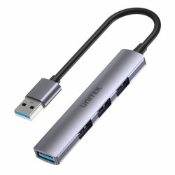 HUB USB UNITEK H1208A 1xUSB3.0 3xUSB2.0 Aluminiowy
