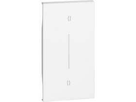 LIVING NOW Klawisz do przycisku rolet k4037/k4027 w pionie - 2 moduły - biały KW05M2V LEGRAND