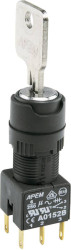 Przełącznik kluczykowy 1 x 90 ° APEM A018125 1 szt.