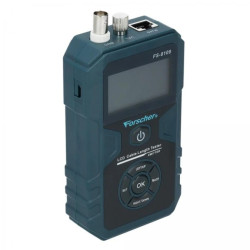 Tester kabli sieciowych RJ45 + BNC PREMIUM + 8szt. terminatorów z pomiarem PoE i długości przewodu FORSCHER FS8109-8T