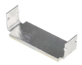 Spinka do kabli 10mm Samoprzylepny 25.6 x 9.8 x 7.6mm materiał: Aluminium Naturalny Zacisk z składanymi nogami