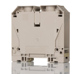 Blok zacisków przelotowych Weidmuller poziomy: Pojedynczy 4AWGŚruba WDU 269A 1 kV