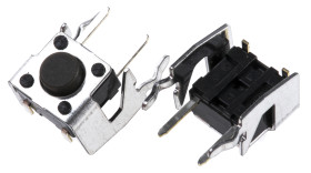 Klosz do przycisku dotykowego SPST 50 mA przy 12 V DC 3.85mm 3.85mm Montaż powierzchniowy