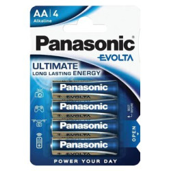 Baterie AA LR6 PANASONIC EVOLTA (blister) - 4 sztuki