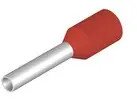 Insulated wire end ferrule, 1.0 mm², 14 mm/8 mm long, red, 9019080000