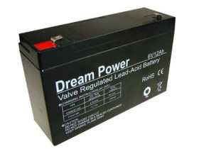 akumulator żelowy AGM Dream Power 6V 12Ah