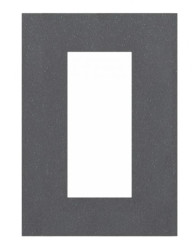 Maskownica w kolorze stalowym (ST), dedykownana pod ramkę CDN-R-S-AL stal nierdzewna CDN-M-S ST