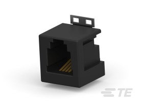 Złącze Ethernet Męski Zestaw RJ Montaż na płytce Cat3 TE Connectivity Pionowy 4-żyłowe
