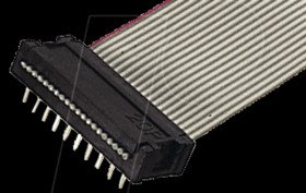 IC socket for ribbon cable, dual-inline, 8-pin