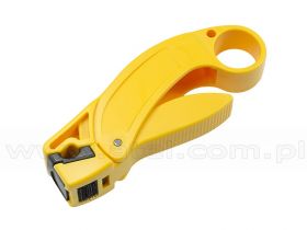 (HT-322X1) Ściągacz izolacji do przewodów koncentrycznych, 2 ostrza, RG7/RG11/RG213