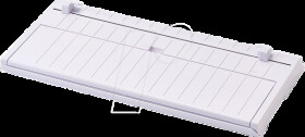 ROLL-FEEDER-WHT-12C5-E Roller guide, for Cameo 5 Alpha, white