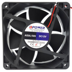 Wentylator 120x38 12V TX12038M12 B kulka (0,45A 3250RPM) NEPOWER