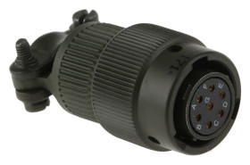 Złącze 7-pinowe Męski Amphenol Limited Żeński Montaż na kablu MIL-DTL-26482 rozmiar 10