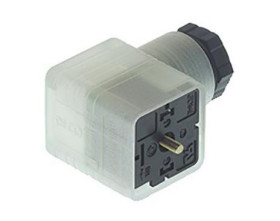 Złącze zaworu elektromagnetycznego A 2P+E 110 V Żeński LED: Tak dławnica PG11 Wkręcane Hirschmann