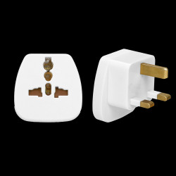 adapter podróżny - World to UK 230VAC/13A biały OR-AE-13175