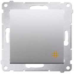 KONTAKT-SIMON 54 Łącznik krzyżowy srebrny mat 10AX