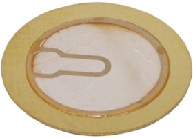 Piezo signal transmitter diaphragm, 400 Ω, yellow, EPZ-20MS64F