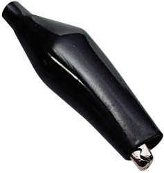 Zacisk krokodylowy TRU COMPONENTS 1582219 Maksymalny zakres zacisku: 9 mm Długość: 28 mm czarny 1 szt.