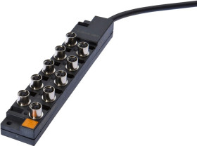 Rozdzielacz, 26x168x30mm, 10-30V DC, 10x M8 3pin, VK001028