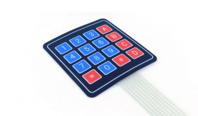 Klawiatura membranowa samoprzylepna 16 klawiszy