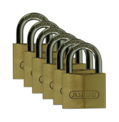 Kłódka LOTO mosiężna, szekla 27 mm (6 szt.), 805834