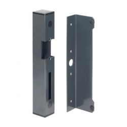 Kaseta elektrozaczepu kolor antracyt KE-1/G