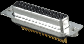 164A17079X D-SUB socket, high density, 44-pin, soldered, twisted