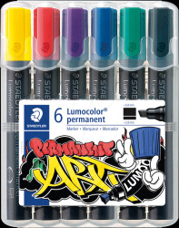 350 WP6-1 Permanent marker, 2 mm, set of 6 colours