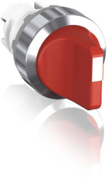 ABB 1SFA611200R3001 M2SS1-30R Przełącznik wyboru chrom, czerwony 1 szt.