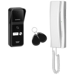 Zestaw domofonowy ENIR RFID 2-żyłowy, biały