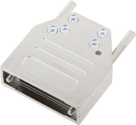 encitech DTZI15-K 6560-0305-02 Obudowa złącza D-SUB Ilość styków: 15 metal 180 ° srebrny 1 szt.