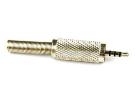 Wtyk jack 2,5mm 4pola JW810 metal Vitalco