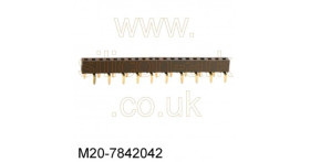 20-Way socket strip (M20-7842042) - Harwin