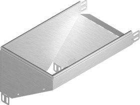 Kolanko redukcyjne KRLBJ100H42 lewe grubość blachy 1,0mm 144302 BAKS