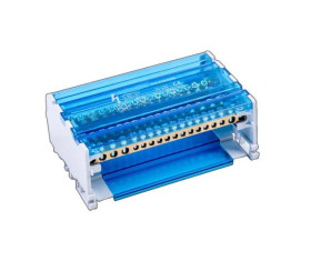 Blok rozdzielczy na szynę TH35 lub do pow. Płaskich 80A 4x18 FJ-418/80B 90241