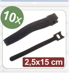 Opaska kablowa na rzepy Quadrios 24CA314 24CA314, (D x S) 150 mm x 25 mm, 10 szt.