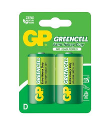 Bateria R20 GP GreenCell (blister 2szt.)