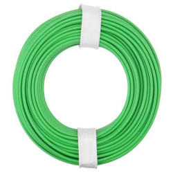 Donau 125-014 Strand 1x0.25 mm&#xB2; Green 10 m Plated Copper Wire