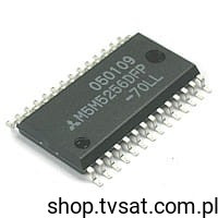 M5M5256DFP-70LL 256kBit SRAM SMD-SO28L MITSUBISHI USED