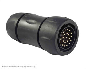 Złącze wielostykowe przemysłowe 32-pinowe Montaż na kablu Gniazdo Souriau Sunbank by Eaton