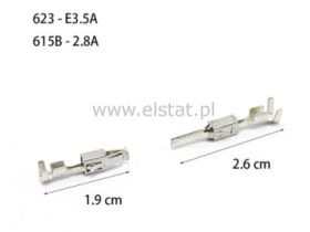 Złącza JPT; 2,8mm kpl.2+2 AMP Junior Power Timer