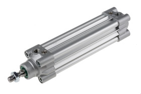 Siłownik pneumatyczny z tłoczyskiem skok: 100mm RS PRO Ø 32mm dwustronnego działania Action 221mm z amortyzacją