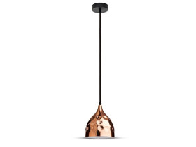 VT-8170 Lampa wisząca klosz: miedź z przetłoczeniami średnica: 170 3714 V-TAC