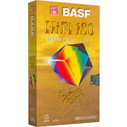 VHS Cassette BASF Master HiFi Pro 180