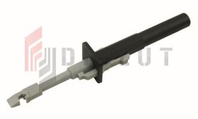 Chwytak z igłą, bezp. gn. 4mm CH163-BK 10A CAT III 1000V