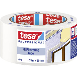 tesa 04845-00001-00 PE Plastering Tape white 33m x 50mm UV resist.